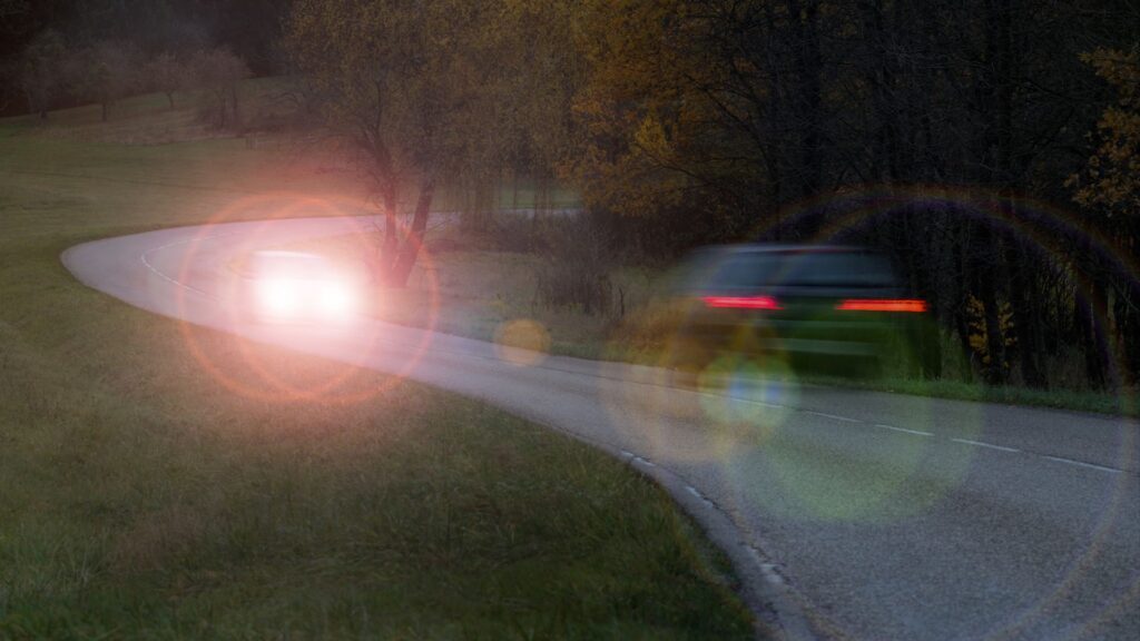 Nachtblindheit und Blendung